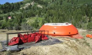 6000 GALLON FOREST SERVICE TANK IN USE PICTURES COURTESY OF PORTAL RESCUE