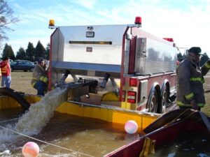WATER SHUTTLE TRAINING COURTESY OF COLD SPRING FIRE DEPT.